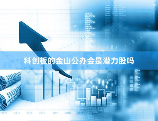 科创板的金山公办会是潜力股吗