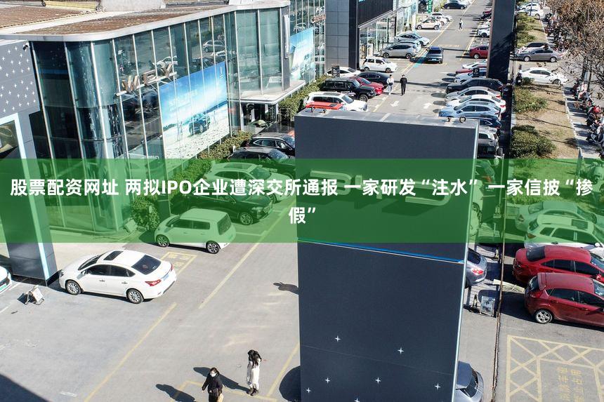 股票配资网址 两拟IPO企业遭深交所通报 一家研发“注水” 一家信披“掺假”