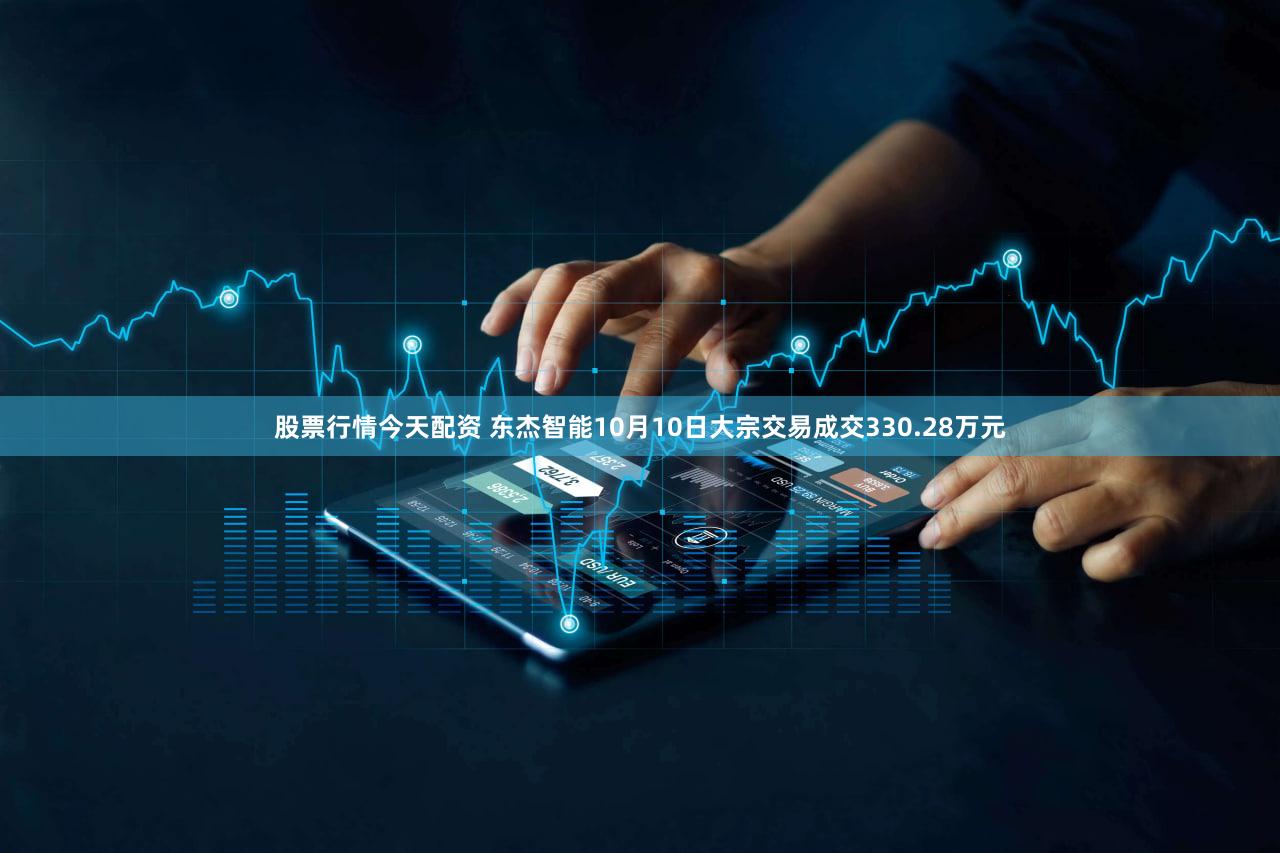 股票行情今天配资 东杰智能10月10日大宗交易成交330.28万元