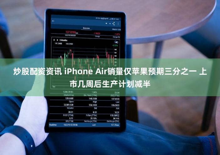 炒股配资资讯 iPhone Air销量仅苹果预期三分之一 上市几周后生产计划减半