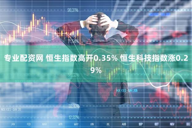 专业配资网 恒生指数高开0.35% 恒生科技指数涨0.29%
